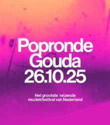 Op zondag 26 oktober strijkt de Popronde weer neer in Gouda! Zapp dus met het programmaboekje, of nog beter, met de officiele Popronde-app in de hand door de stad op zoek naar je nieuwe favoriete artiest, act of band. Alle optredens zijn gratis toegankelijk, je kunt dus zo binnenstappen! In StudioGonz spelen vanmiddag Badminton (Alternative / Garage) en Politie Warnsveld (Ska / Punk).